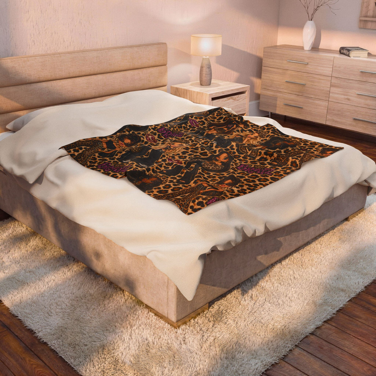 Trending Cheetah Doll Plush Blanket