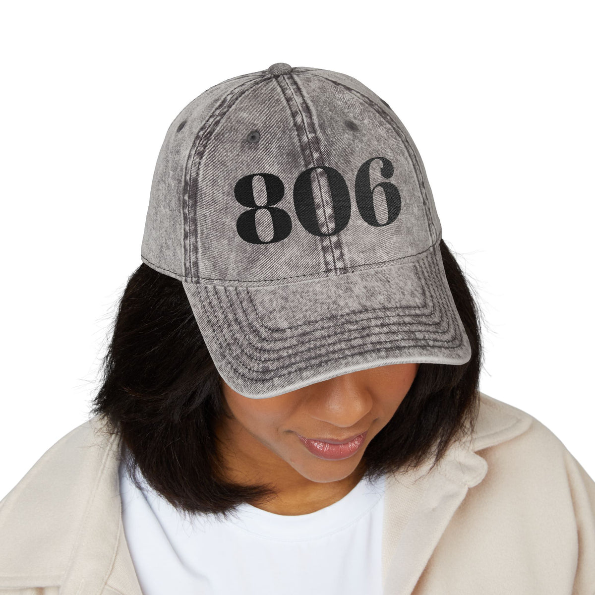 Vintage 806 Embroidered Cap