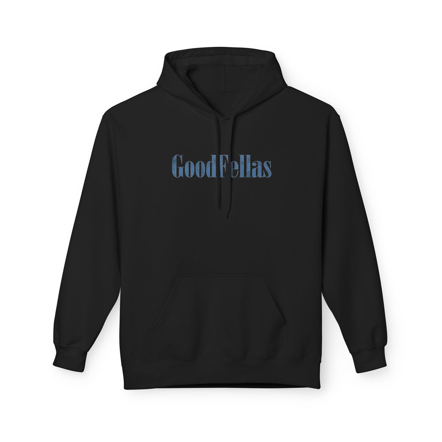 Good Fellas Minimalist Hoodie — Small Script Logo Pullover