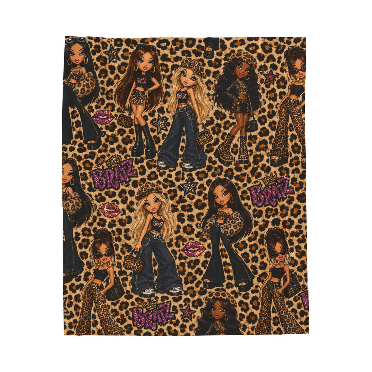 Trending Cheetah Doll Plush Blanket