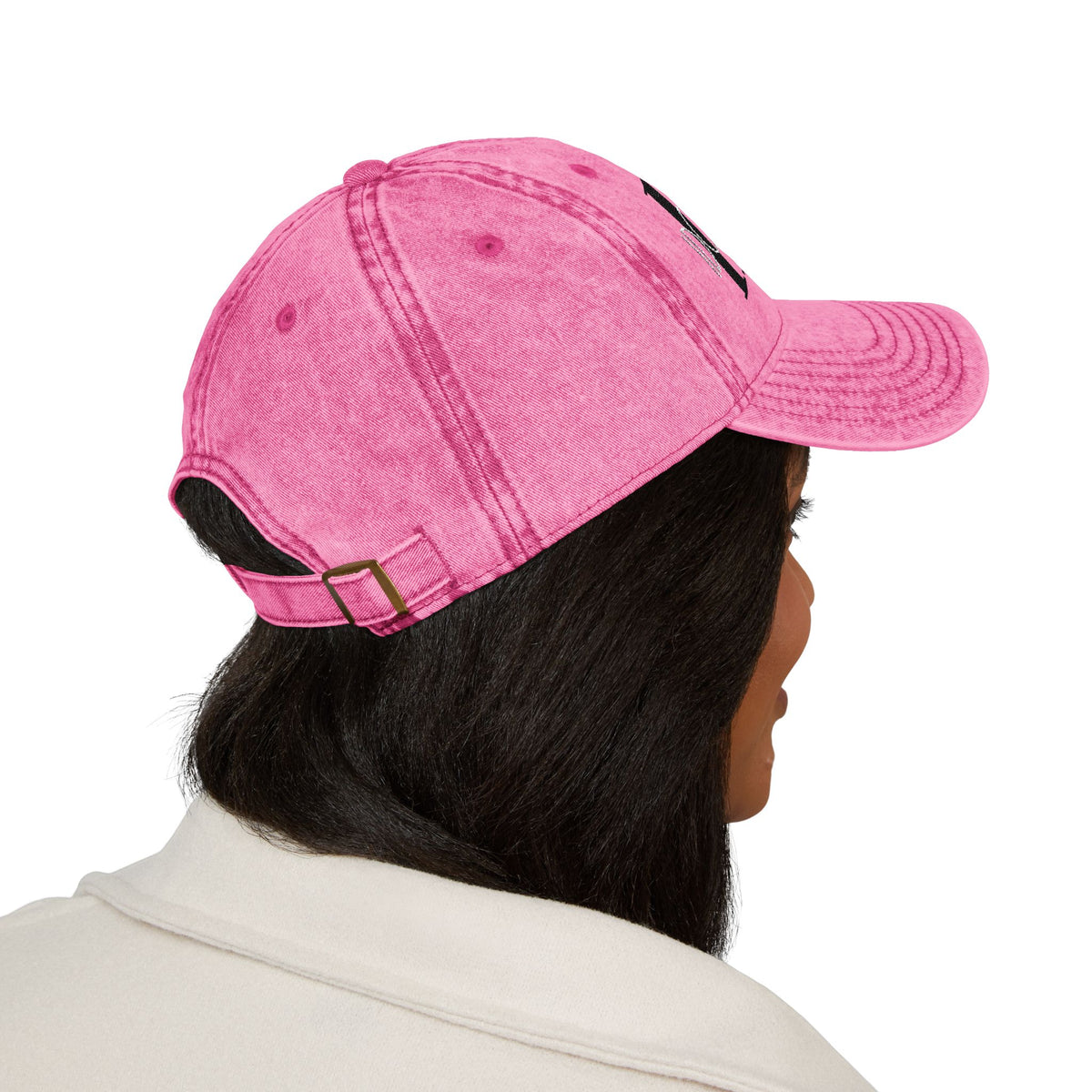 Vintage Embroidered 'I Don't Care' Hat