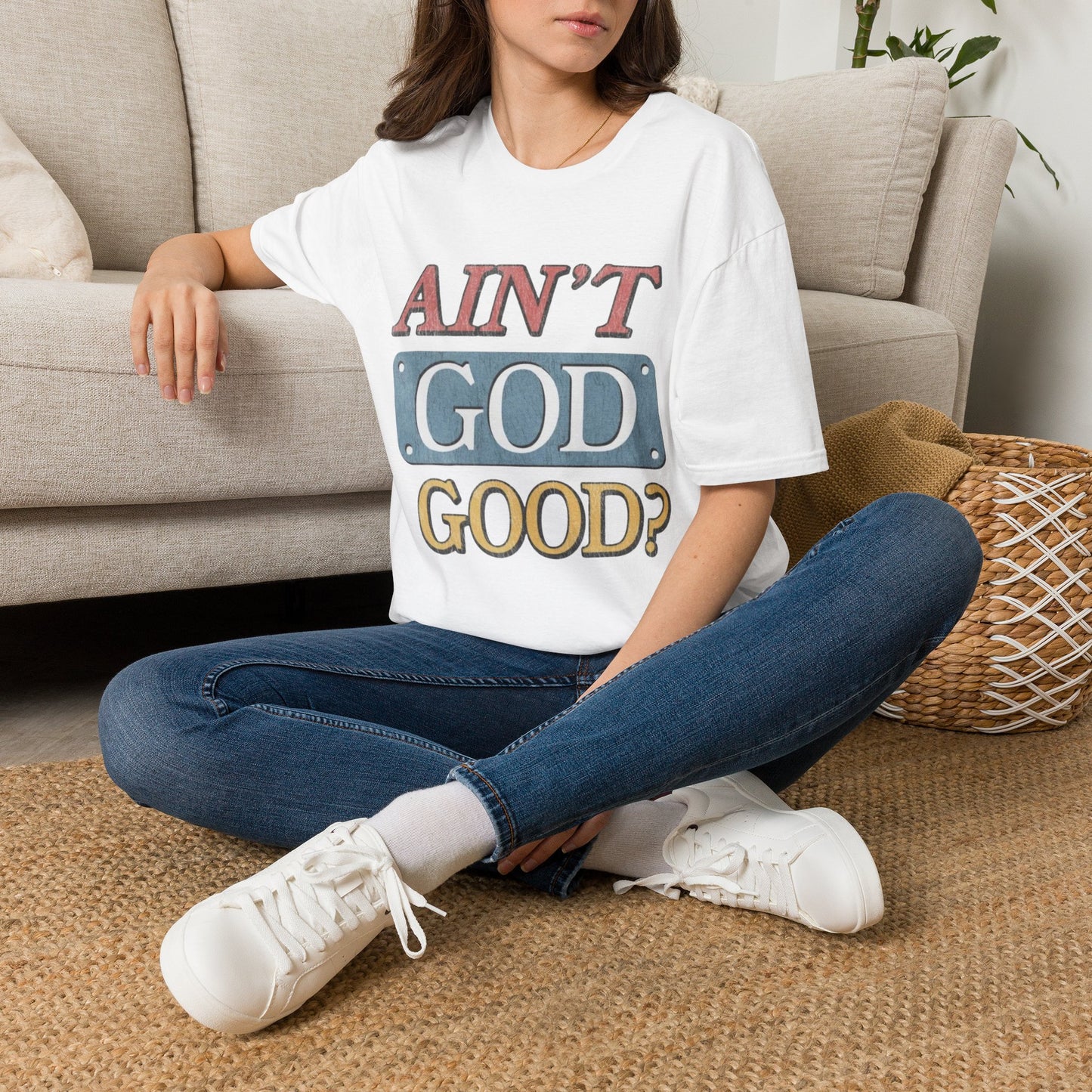 Ain't God Good? T-Shirt — Vintage Gospel Faith Tee