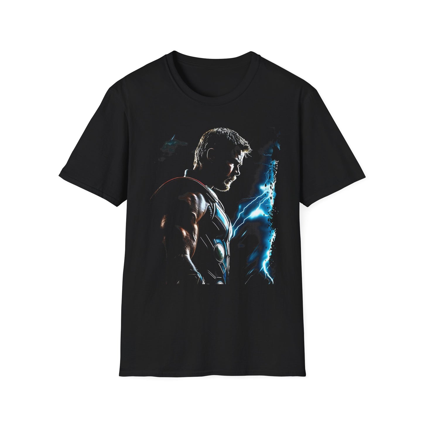 Thor Silhouette T‑Shirt — Lightning God Graphic Tee