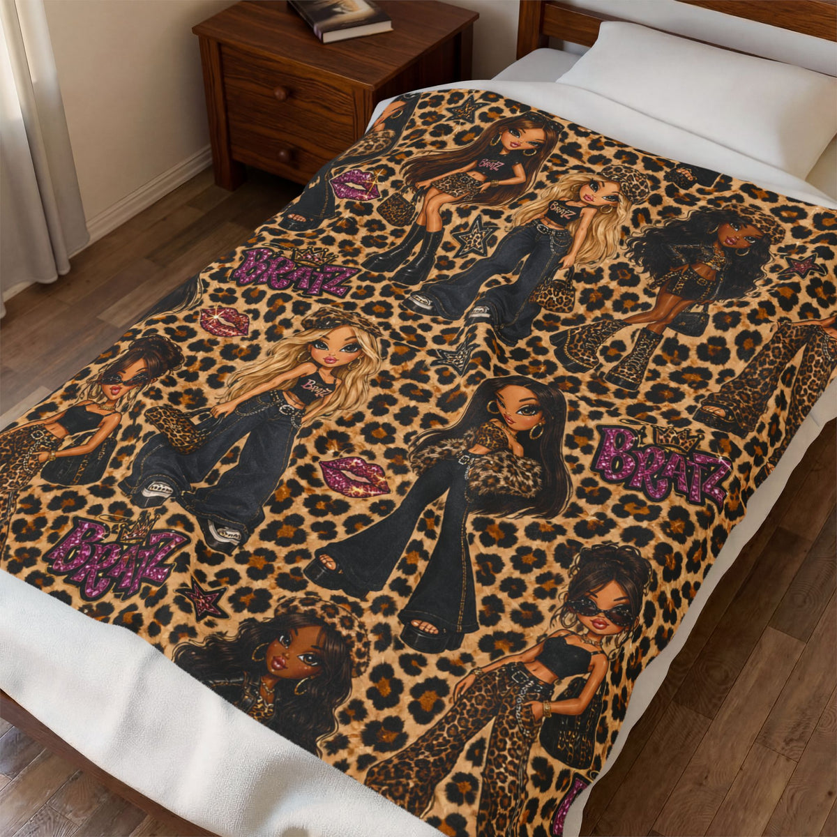 Trending Cheetah Doll Plush Blanket