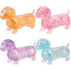 Glitter Dachshund Squishy Toy