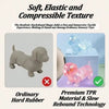 Glitter Dachshund Squishy Toy