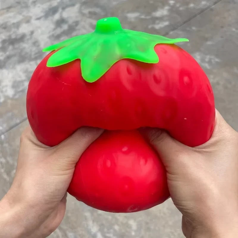 Jumbo Strawberry Stress Relief Squishy Toy