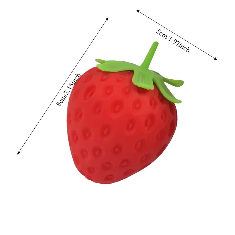 Jumbo Strawberry Stress Relief Squishy Toy