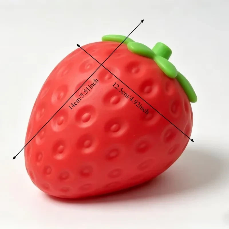 Jumbo Strawberry Stress Relief Squishy Toy