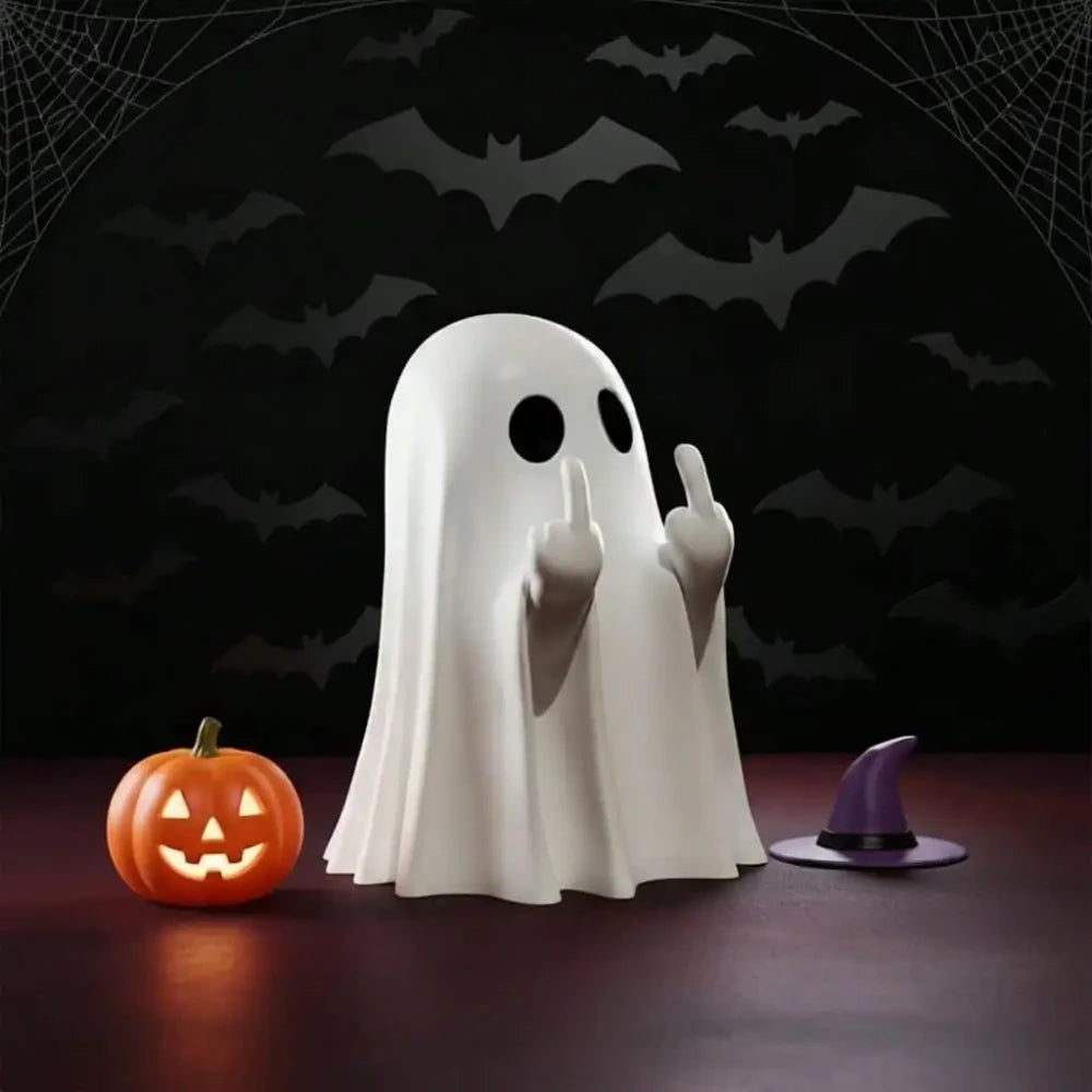 Spooky Resin Ghost Figurine