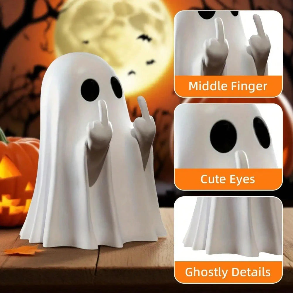 Spooky Resin Ghost Figurine