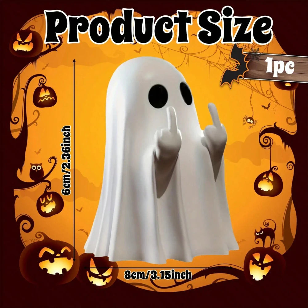 Spooky Resin Ghost Figurine