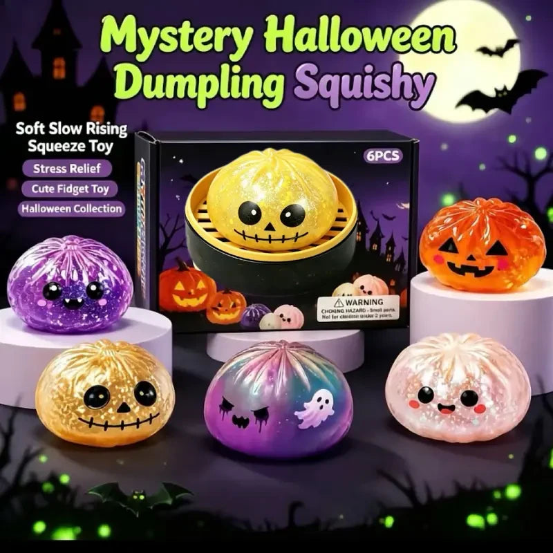 Halloween Glitter Dumpling Squishy