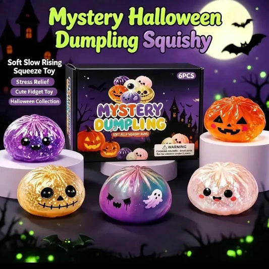 Halloween Glitter Dumpling Squishy