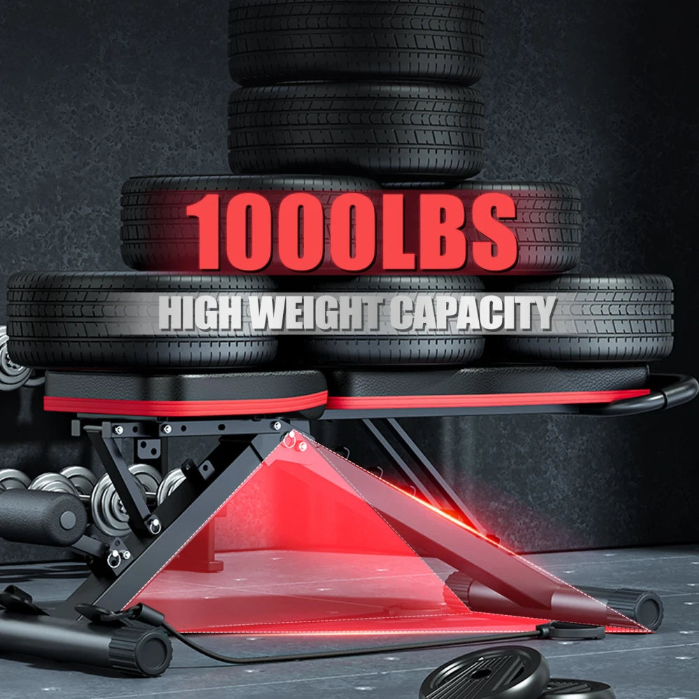 Foldable Multi-Functional Dumbbell Bench