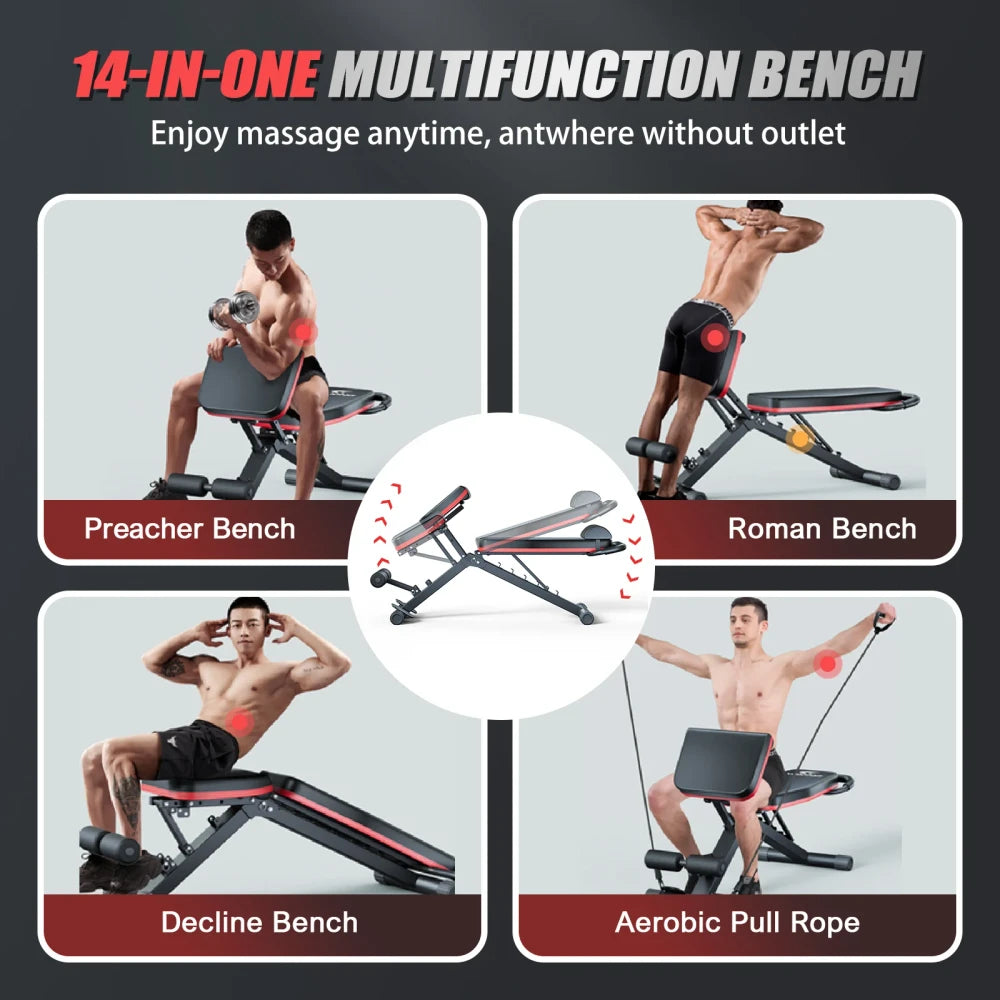 Foldable Multi-Functional Dumbbell Bench
