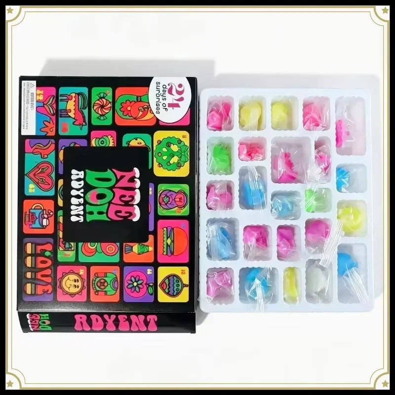Children Holiday Countdown Toy Advent Calendar