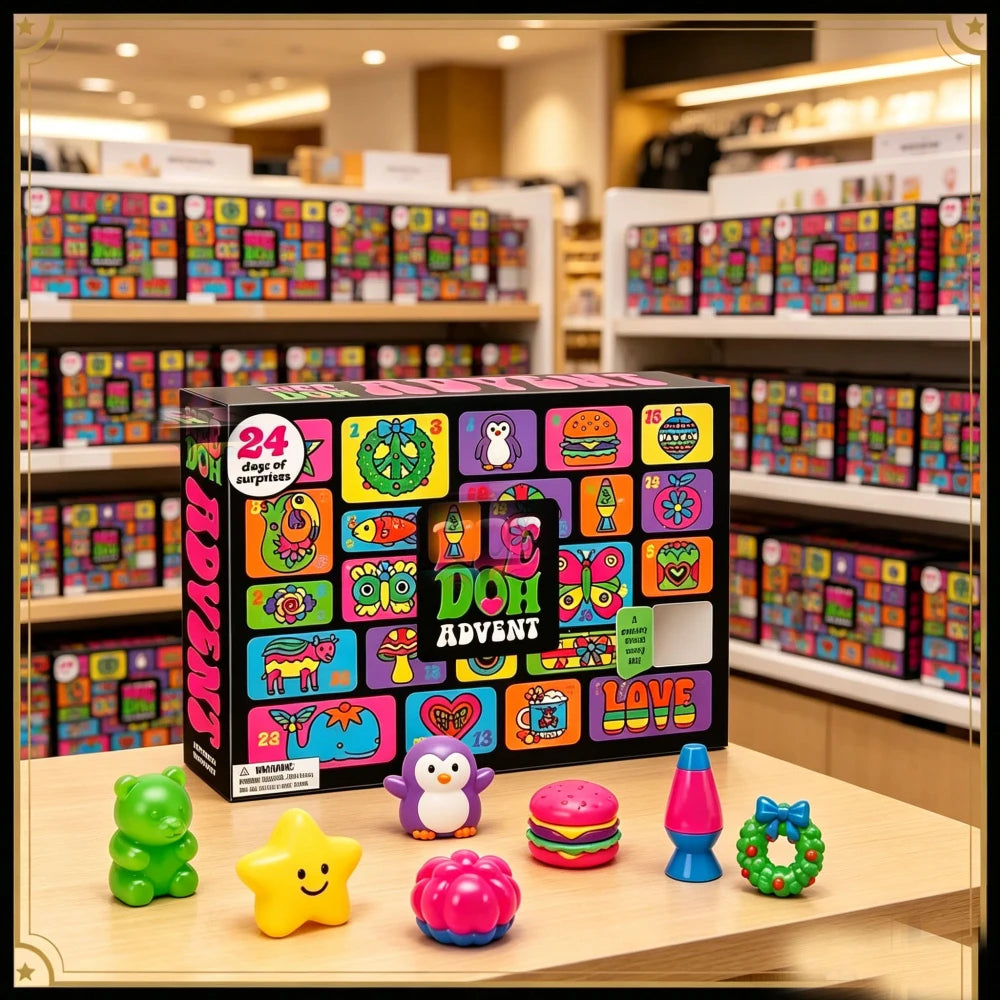 Children Holiday Countdown Toy Advent Calendar
