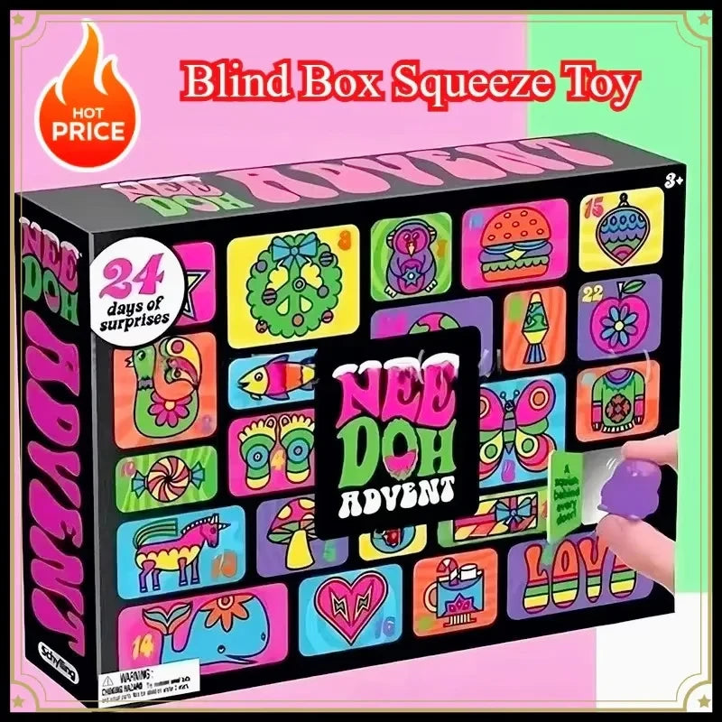 Children Holiday Countdown Toy Advent Calendar