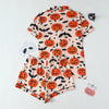 Pumpkin Print Maternity Lounge Set