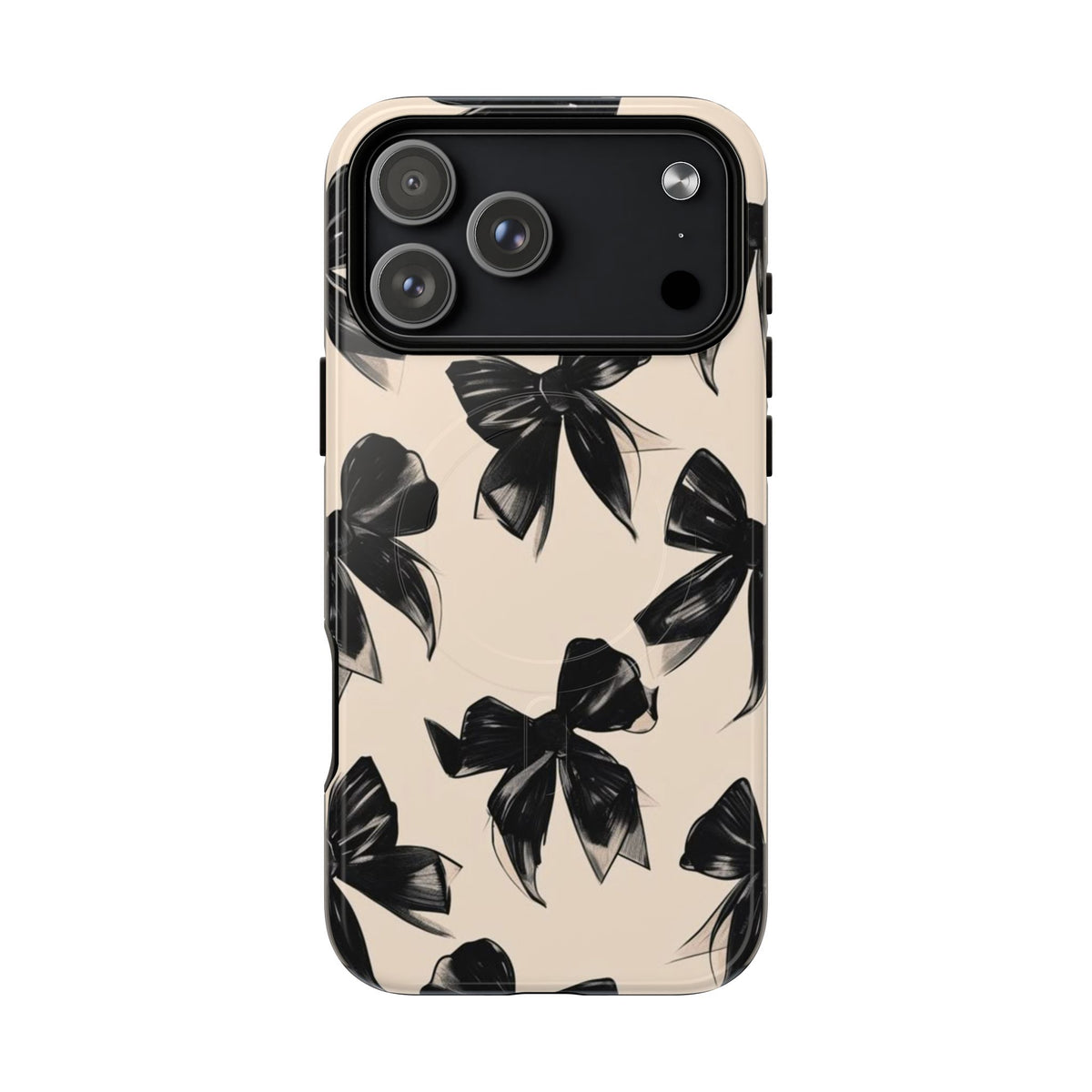 Black Bow Magnetic Phone Case