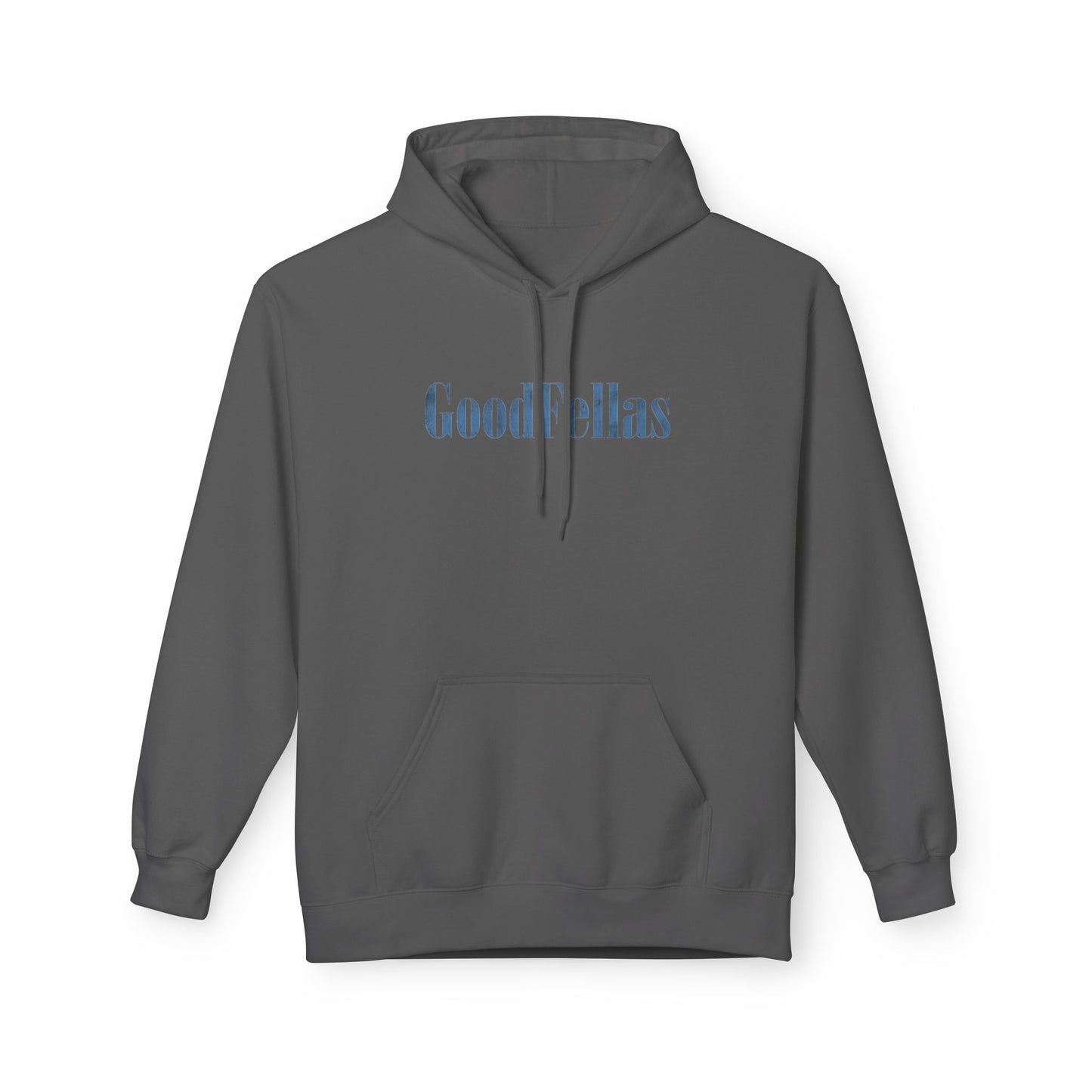 Good Fellas Minimalist Hoodie — Small Script Logo Pullover