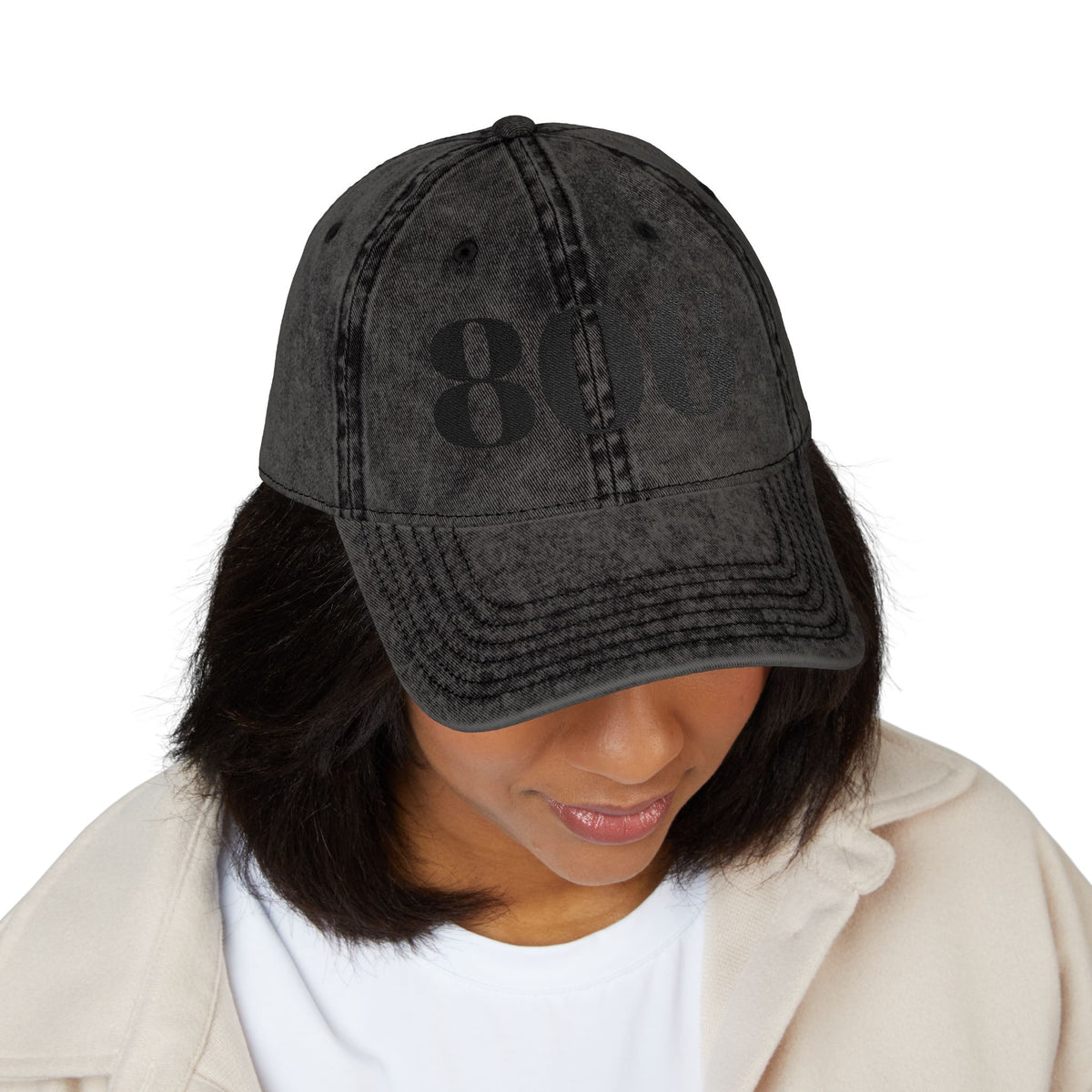 Vintage 806 Embroidered Cap