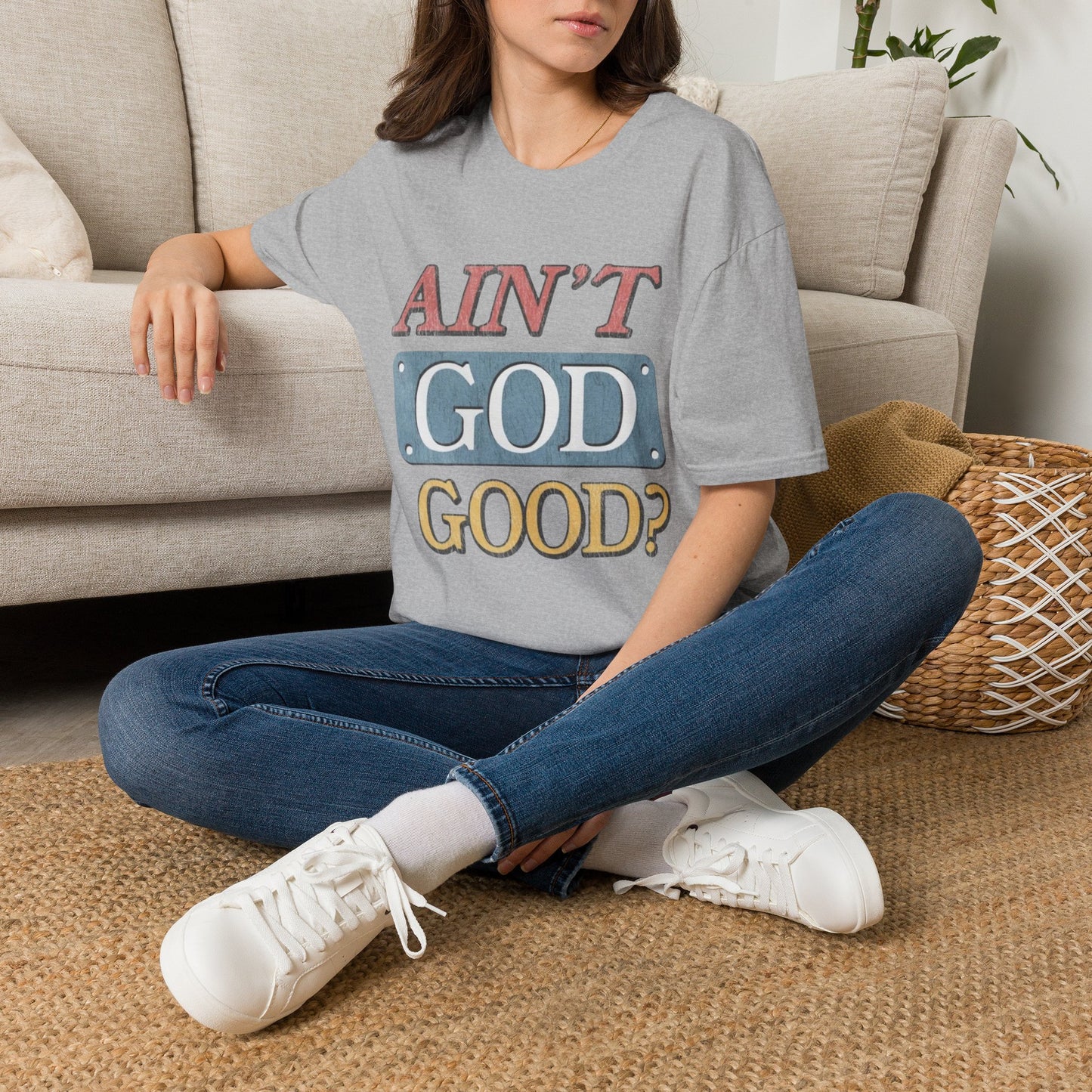 Ain't God Good? T-Shirt — Vintage Gospel Faith Tee