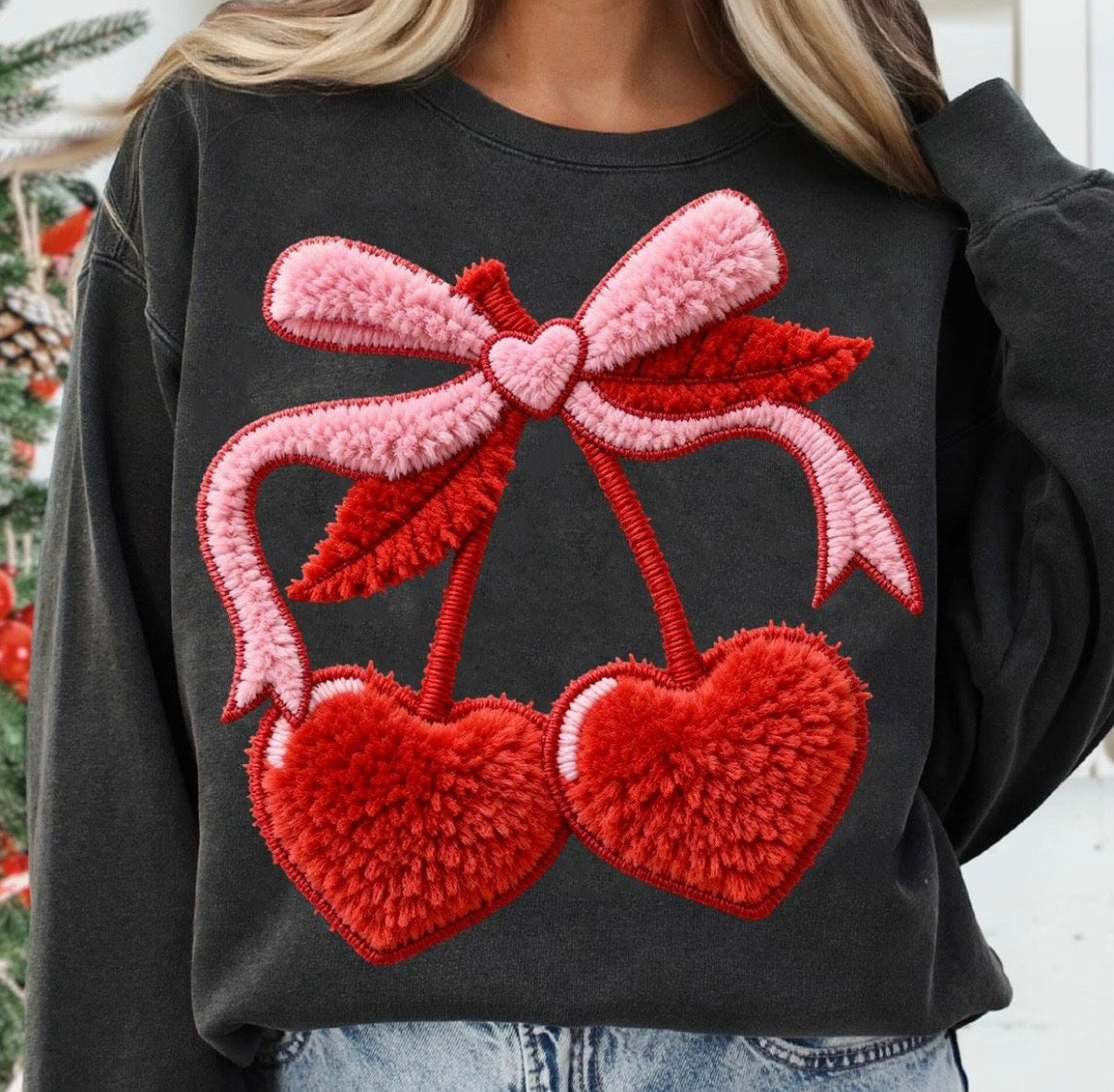 Cherry Love Crewneck