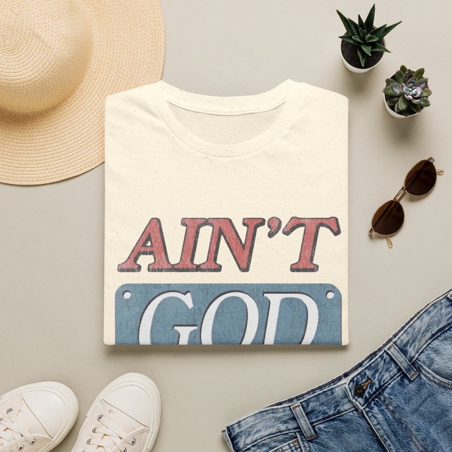 Ain't God Good? T-Shirt — Vintage Gospel Faith Tee