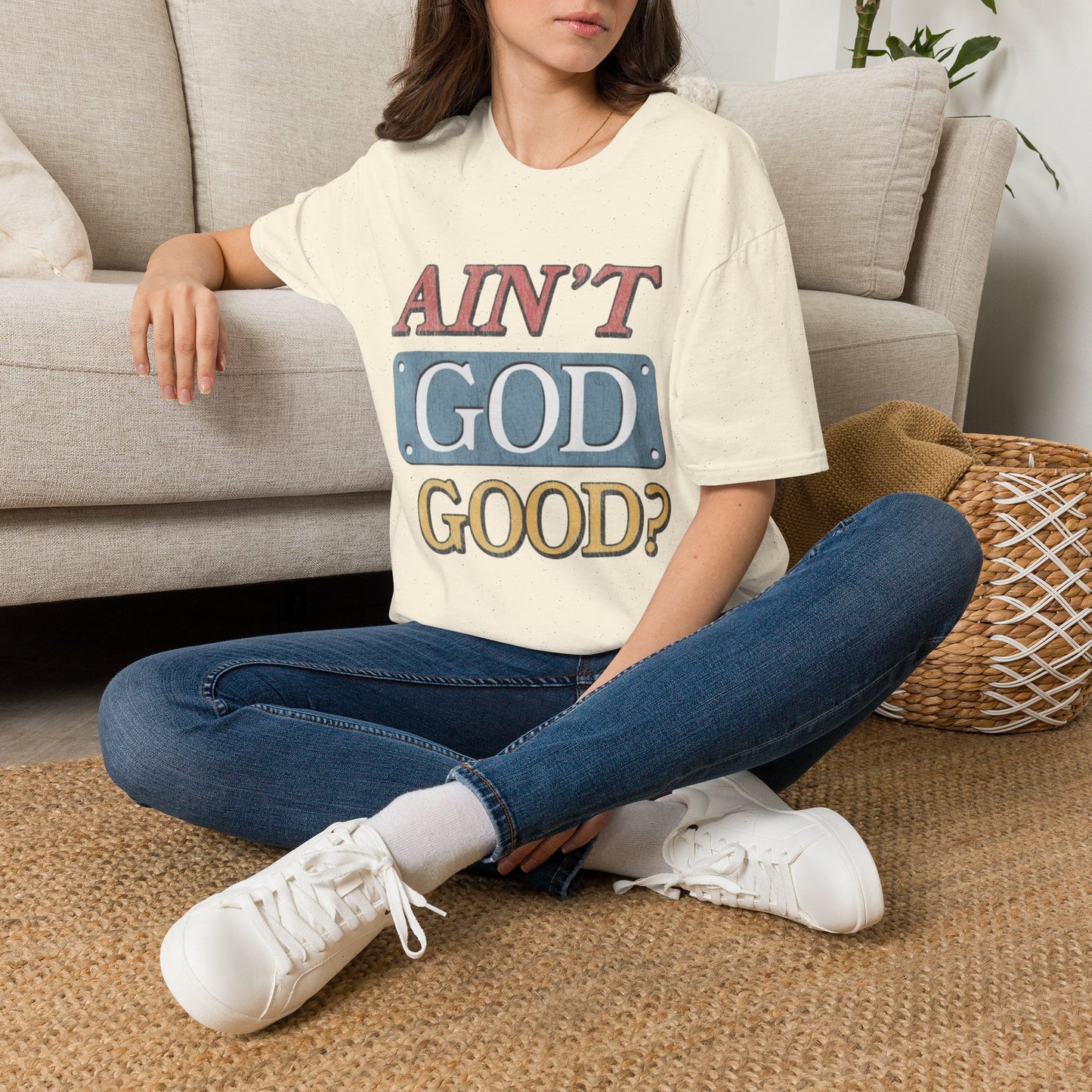 Ain't God Good? T-Shirt — Vintage Gospel Faith Tee