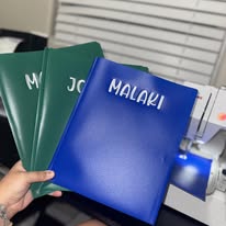 Embroidered Folders