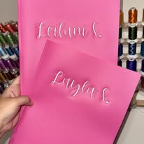 Embroidered Folders