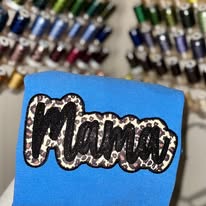 MAMA Double Applique Crewneck